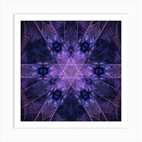 Fractal Symbol Pattern Design Art Print