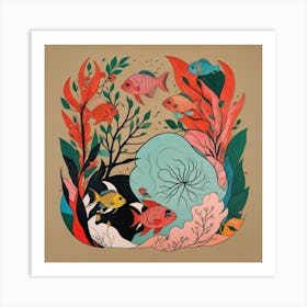 'Fishes' Art Print