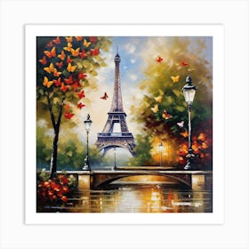 Paris Eiffel Tower 94 Art Print