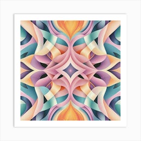 Abstract Psychedelic Pattern Art Print