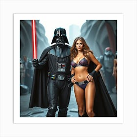 Star Wars Ad Art Print