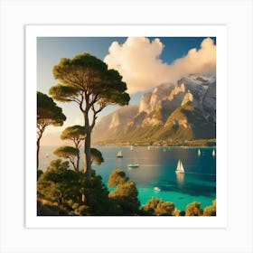 Mediterranean Sea Art Print