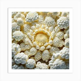 Cauliflower Flower Art Print