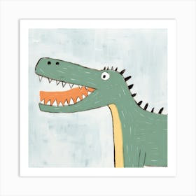 Crocodile Art Print