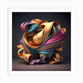 Abstract 3d Art Art Print