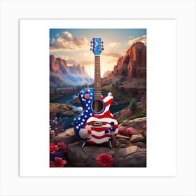 Red, White, and Blues 20 Art Print