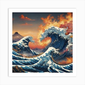 Great Wave Off Kanagawa Art Print