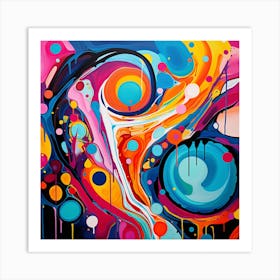 Juangisme Mindless Journey Abstract Art #1 Art Print