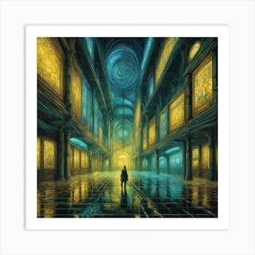 Hall Of Mirrors Art Print