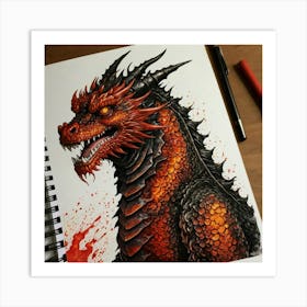 Dragon 2 Art Print