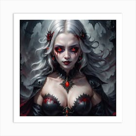 Demon Girl 2 Art Print