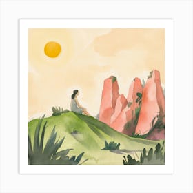 Sunlit Reverie Art Print