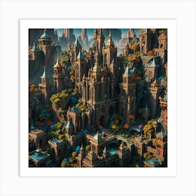 Fantasy City Art Print