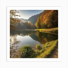 Autumn In The Mountains 45 Art Print