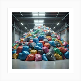 Pile Of Bags Art Print