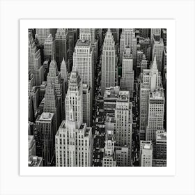 New York City Skyline 17 Art Print