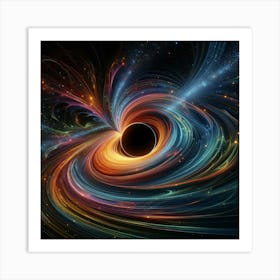 Black Hole Art Print