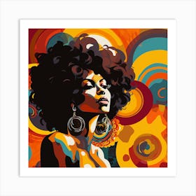 Afro Girl 30 Art Print