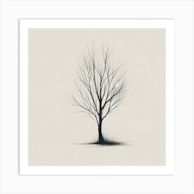 "Celebrating Nature's Resilience: Standing Strong Through Life's Seasons"  "Celebrating Nature's Resilience: Standing Strong Through Life's Seasons" captures the enduring spirit of a leafless tree, symbolizing the strength to stand firm through life's challenges, knowing that the next season of growth and flourishing is just around the corner. This minimalist piece celebrates the tree's ability to weather adversity and emerge even more vibrant and alive when spring returns.  This artwork is a powerful reminder of the resilience found in nature and within ourselves, making it a motivating addition to any space. It encourages viewers to embrace life's seasons, knowing that each phase brings its own unique beauty and opportunities for growth. Art Print