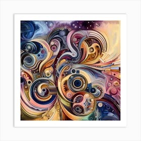 Abstract Painting 1 Art Print