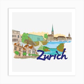 Switzerland Art Print