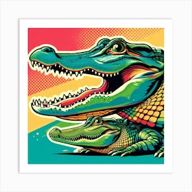 Alligators Art Print