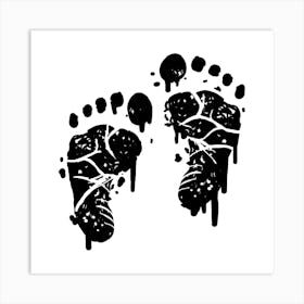 Footprints Art Print Art Print