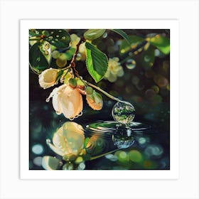 Water Drop Art Print