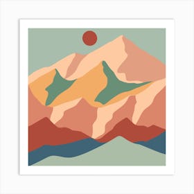 Mountain Landscape 7 Art Print