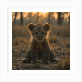 Lion King Cub Art Print