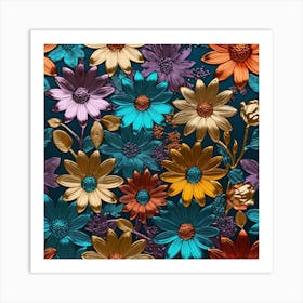 Floral Pattern 5 Art Print