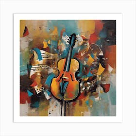 Hearing The Music Abstract 3 Art Print