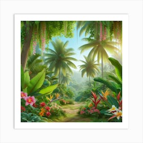 Tropical Jungle Art Print