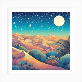 Desert Lullaby Art Print