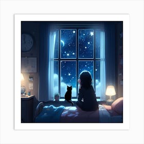 Night Sky Art Print