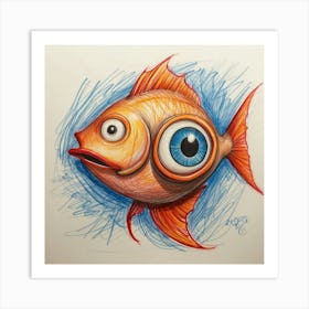 Eye Of The Fish Art Print