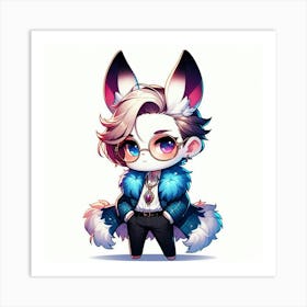 Cute Bunny 5 Art Print