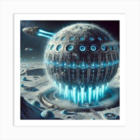 A Futuristic, Sci Fi Depiction Of The Cryo Genesis Art Print