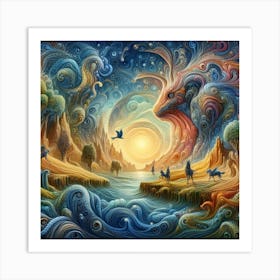 Symbiosis 8 Art Print