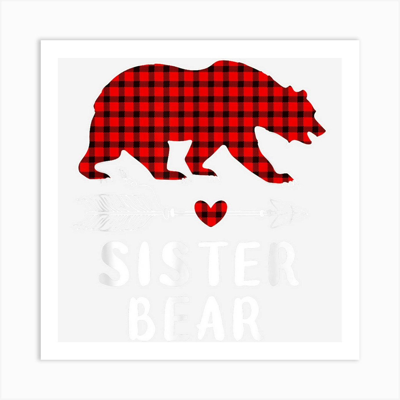 Red Plaid Nana Bear One Cub Matching Buffalo Pajama Xmas T-Shirt Red Plaid Nana Bear One Cub Matching Buffalo Pajama Xmas T-Shirt