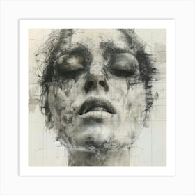 'The Face Of A Woman' Art Print