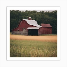 Red Barn Art Print