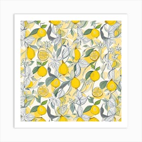 Lemons Art Print