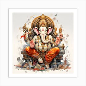 Ganesha Art Print