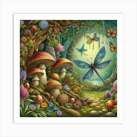 Fairy Forest 1 Art Print