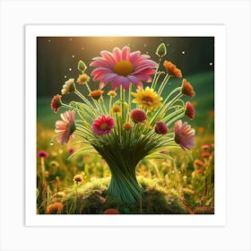 Flowers In A Vase Art Print