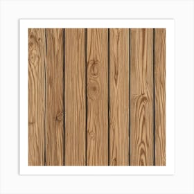 Wooden Planks Art Print