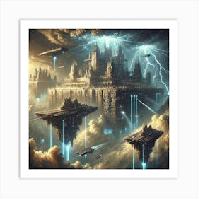 Atmospheric Citadels Art Print