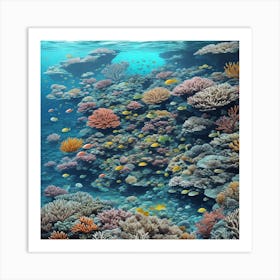 Coral Reef Art Print