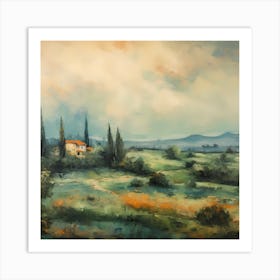 Umbrian Colours Unveiled Art Print